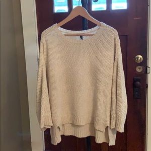 Eileen Fisher cream sweater